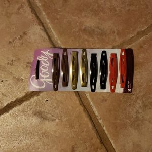 Goody Snap Clips Multi color set 8 pieces NWT